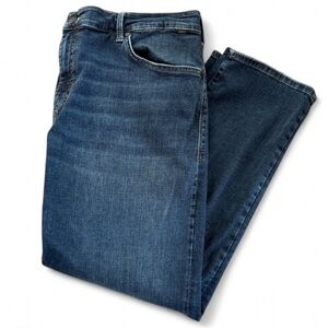 Mavi Zach Straight Leg Jeans Mid Wash 42x32
